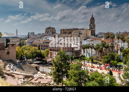 Malaga, Andalusien, Spanien Stockfoto