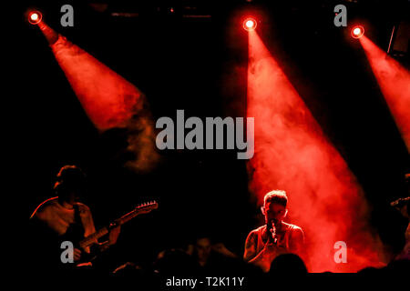 Bologna, Italien. 26 Mär, 2019. Hellfire Buchung präsentiert Frank Carter & die Klapperschlangen. In den letzten Jahren, Frank Carter, der ehemalige Galgen Frontmann, hat nie aufgehört zu begeistern und seine enorme Kreativität und seine Liebe für die Musik zeigen, die auf den renommiertesten Bühnen in Europa zusammen mit seinem Rattesnakes, mehrmals vorhanden, im Reading & Leeds Festival zu spielen, um den Download und viele andere lokale Festivals wie dem Home Festival und die Firenze Felsen zu Beginn des Bands des Kalibers von Foo Fighters & Biffy Clyro! Credit: Luigi Rizzo/Pacific Press/Alamy leben Nachrichten Stockfoto