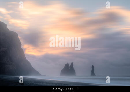 Vik i Myrdal, Sudurland, Island, Europa Stockfoto