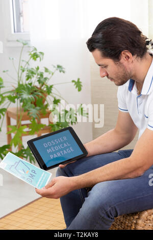 Gemeinsame medizinische Akten. Stockfoto