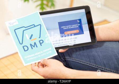 Gemeinsame medizinische Akten. Stockfoto
