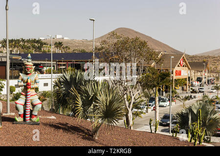 Die Siam Mall Shopping Komplex auf der Kanarischen Insel Teneriffa. Stockfoto