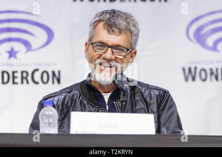 März 31, 2019 - JEFF BELL von Marvel Agenten von S.h.i.e.l.d Panel während der San Diego Comic-Con präsentiert Wonder-Con 2019 Tag 2 im Anaheim Convention Center in Anaheim, Kalifornien, 30. März 2019 (Bild: © Marissa Carter/ZUMA Draht) Stockfoto