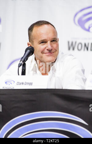 März 31, 2019 - Clark Gregg in der Marvel Agenten von S.h.i.e.l.d Panel während der San Diego Comic-Con präsentiert Wonder-Con 2019 Tag 2 im Anaheim Convention Center in Anaheim, Kalifornien, 30. März 2019 (Bild: © Marissa Carter/ZUMA Draht) Stockfoto