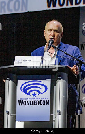 März 31, 2019 - Jeph Loeb an der Marvel Agenten von S.h.i.e.l.d Panel während der San Diego Comic-Con präsentiert Wonder-Con 2019 Tag 2 im Anaheim Convention Center in Anaheim, Kalifornien, 30. März 2019 (Bild: © Marissa Carter/ZUMA Draht) Stockfoto