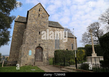 St Martin's (aka St Martin's-auf-die-Wände) Angelsächsische Kirche, Wareham, Isle of Purbeck, Dorset, England, Großbritannien, USA, UK, Europa Stockfoto