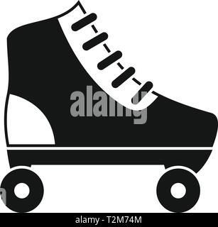 Sport Rollschuhe Symbol. Einfache Abbildung: Sport Rollschuhe vektor Symbol für Web Design auf weißem Hintergrund Stock Vektor