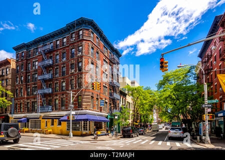 Straßen in Lower Manhattan Soho, New York City, USA Stockfoto