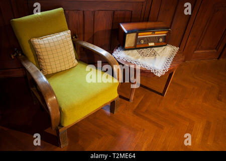 Restaurant im Park, Švicarija - raj V turnom TIVOLIJU, Pod 4, Ljubljana, Slowenien Stockfoto