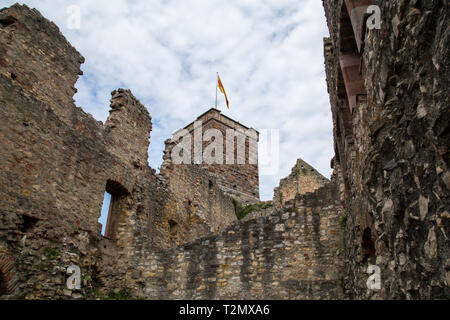 Lörrach, Deutschland, 27. Juli 2014: Roetteln Schloss liegt im äußersten Südwesten des Bundeslandes Baden-Württemberg Stockfoto