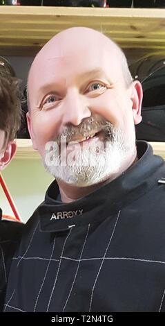 Inverness, Schottland, Großbritannien. 3 Apr, 2019. Die Polizei hat die Identität der Mann, der starb nach einer Straße Verkehr Zusammenstoß auf der A 862 in der Nähe von Lentran zwischen Inverness und Beauly bestätigt. Er war Paul Peacock, 60, aus Kiltarilty. Herr Pfau war der Fahrer und der alleinige Inhaber eines silbernen Volkswagen Golf, die Straße in der Nähe von Inchberry Links rund um 13.30 Uhr am Dienstag, den 2. April. Es wurden keine anderen Fahrzeuge beteiligt. Bild: Polizei handout Credit: Andrew Smith/Alamy leben Nachrichten Stockfoto