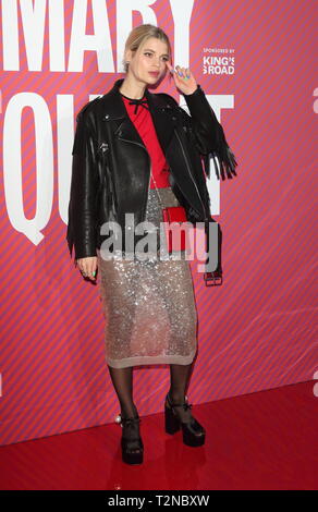 Pixie Geldof beim Mary Quant Ausstellung privaten Blick auf das Victoria und das Albert Museum, Cromwell Road Stockfoto