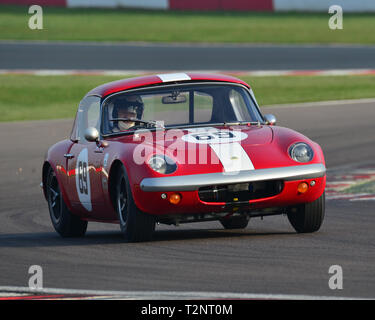 Ross Austin, Lotus Elan 26R, Wachen Trophäe, HSCC, Öffner, Samstag, den 30. März 2019, Donington Park, Rundstrecke, CJM Fotografie, klassische Ca Stockfoto