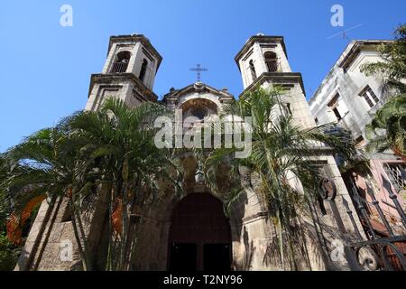 Havanna, Kuba - Hauptstadt Architektur. Christus Kirche (Iglesia del Cristo). Stockfoto