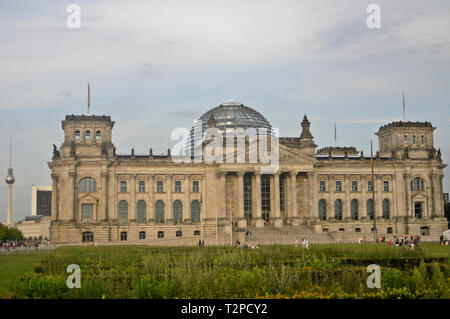 Reichstagsgebäude, Berlin, Deutschland Stockfoto