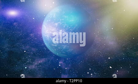 Platz viele Lichtjahre weit entfernt von der Erde. Elemente dieses Bild von der NASA eingerichtet Stockfoto