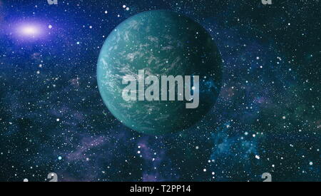 Platz viele Lichtjahre weit entfernt von der Erde. Elemente dieses Bild von der NASA eingerichtet Stockfoto