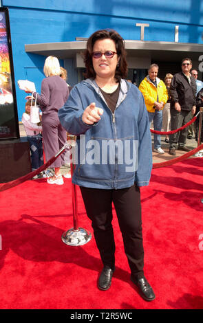 LOS ANGELES, Ca. April 15, 2000 :: Schauspielerin Rosie O'Donnell bei der Weltpremiere, in Universal City, der Flintstones in Viva Rock Vegas. Stockfoto