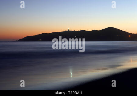Besuchen sie Australien. Ansichten und Sonnenaufgang scenics von Australien. Byron Bay in New South Wales und Australiens östlichsten Punkt. Stockfoto