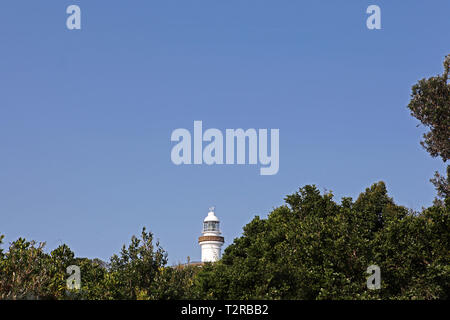 Besuchen sie Australien. Ansichten und Sonnenaufgang scenics von Australien. Leuchtturm von Byron Bay. Byron Bay in New South Wales und Australiens östlichsten Punkt. Stockfoto