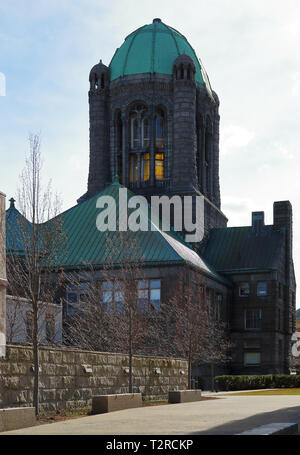 Die Bristol County Courthouse in Taunton, Massachusetts, ein beeindruckendes Gebäude Stockfoto