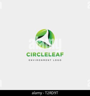 Master blatt Kreis abstrakt einfaches Logo template Vector Illustration icon-Element-Vektor Stock Vektor