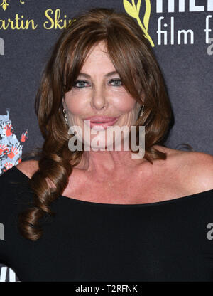 April 3, 2019 - Hollywood, Kalifornien, USA - 03. April 2019 - Hollywood, Kalifornien - Kelly LeBrock. 19. jährlichen Beverly Hills Film Festival Opening Night gehalten an TCL Chinesisch 6 Theater. Photo Credit: Birdie Thompson/AdMedia (Credit Bild: © Birdie Thompson/AdMedia über ZUMA Draht) Stockfoto