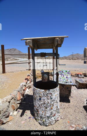 Rhyolite Ghost Town in Nevada Stockfoto