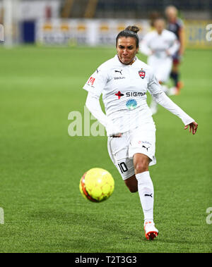 LINKÖPING 2016-10-09 FC Rosengårds nr 10 Marta Vieira Da Silva während des Gleichen gegen Linköpings FC (LFC). Foto Jeppe Gustafsson Stockfoto