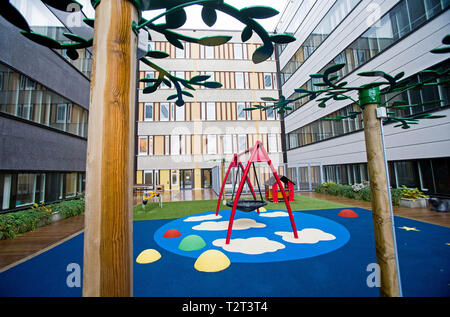 Children's Hospital, Linköping University Hospital. Stockfoto