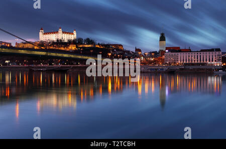 Burg von Bratislava - Slowakei Stockfoto