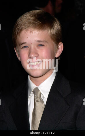 LOS ANGELES, Ca. Oktober 12, 2000: Schauspieler Haley Joel Osment im Rahmen der Weltpremiere in Beverly Hills, seines neuen Films zahlen es vorwärts. © Paul Smith/Featureflash Stockfoto