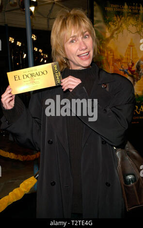 LOS ANGELES, Ca. 29. März 2000: Schauspielerin Kathy Baker am Los Angeles Premiere von Dreamworks Animationsfilm "Der Weg nach El Dorado." © Paul Smith/Featureflash Stockfoto