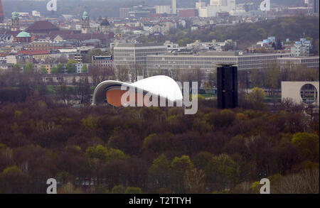 Berlin, Deutschland. 03 Apr, 2019. Berlin Kongresshalle im Tiergarten. Quelle: Wolfgang Kumm/dpa/Alamy leben Nachrichten Stockfoto