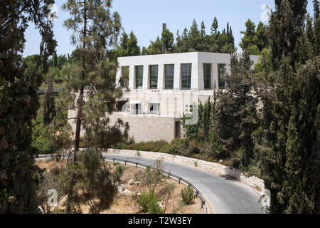 Israel, Jerusalem: Yad Vashem (wörtlich, "ein Denkmal und ein Name"). Offizielle Gedenkstätte für die Opfer des Holocaust gewidmet Stockfoto