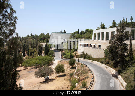 Israel, Jerusalem: Yad Vashem (wörtlich, "ein Denkmal und ein Name"). Offizielle Gedenkstätte für die Opfer des Holocaust gewidmet Stockfoto