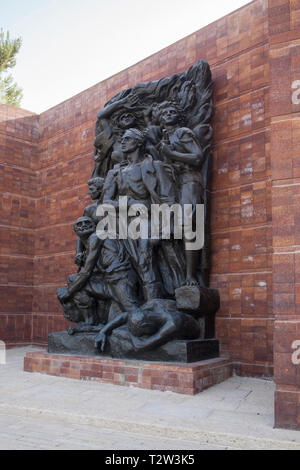 Israel, Jerusalem: Yad Vashem (wörtlich, "ein Denkmal und ein Name"). Offizielle Gedenkstätte für die Opfer des Holocaust gewidmet Stockfoto