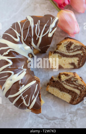 Zebra-Kuchen Stockfoto