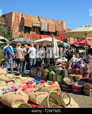 Der Souk, Marrakesch Stockfoto