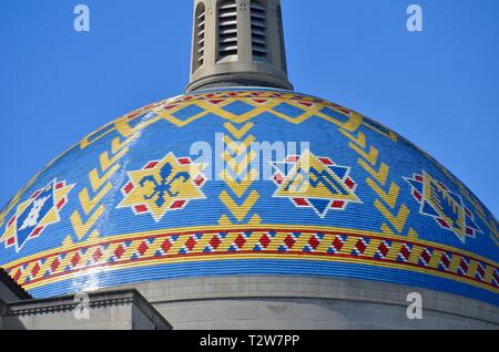 Basilika des Heiligtums Katholische Kirche, Washington DC, USA. Stockfoto