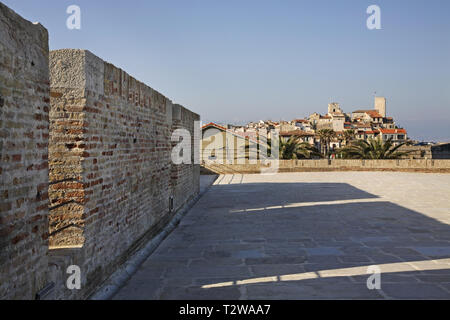 Historische Stadt in Antibes. Frankreich Stockfoto