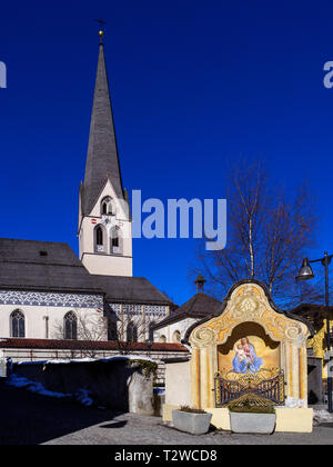 Pfarrkirche Mariä Himmelfahrt in Imst, Tirol, Österreich, Europa, Pfarrkirche Maria Himmelfahrt, Imst, Tirol, Österreich, Europa Stockfoto