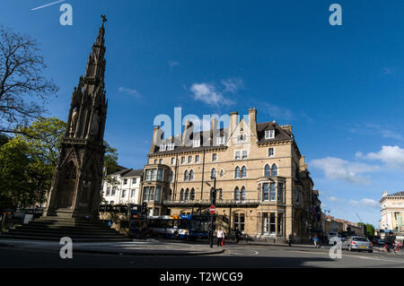 Martyrs Memorial, ein Denkmal aus Stein, an der Kreuzung der St Giles', Magdalen Street und Beaumont Street in Oxford, Großbritannien Märtyrer Gedenkstätte wurde wo Stockfoto