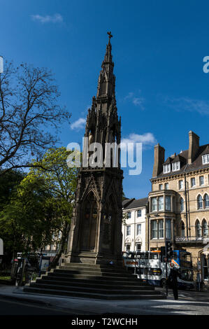 Martyrs Memorial, ein Denkmal aus Stein, an der Kreuzung der St Giles', Magdalen Street und Beaumont Street in Oxford, Großbritannien Märtyrer Gedenkstätte wurde wo Stockfoto