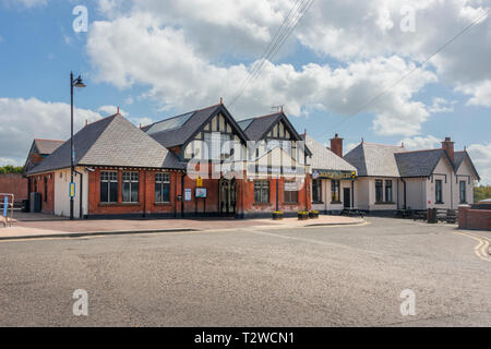 Ballymoney Bahnhof in County Antrim, Nordirland Stockfoto