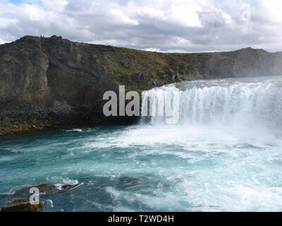 Godafoss Wasserfall Island Stockfoto