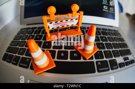 Montreal, Kanada, 3. April 2019. Konzept für den Aufbau einer Website. Credit: Mario Beauregard/Alamy leben Nachrichten Stockfoto