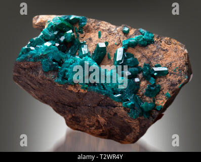 Diopsid Mineralien Stockfoto