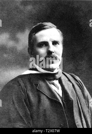 ERNEST RUTHERFORD (1871-1937) Neuseeland Geborenen britischen Physiker über 1908 Stockfoto