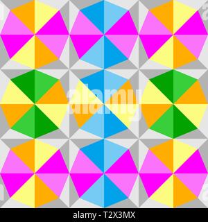 Vektor nahtlose Muster. Geometrische Hintergrund mit Innensechskant und Stern. Abstrakte geometrische Muster. Hexagon Textur. Nahtlose geometrische Muster. Stock Vektor